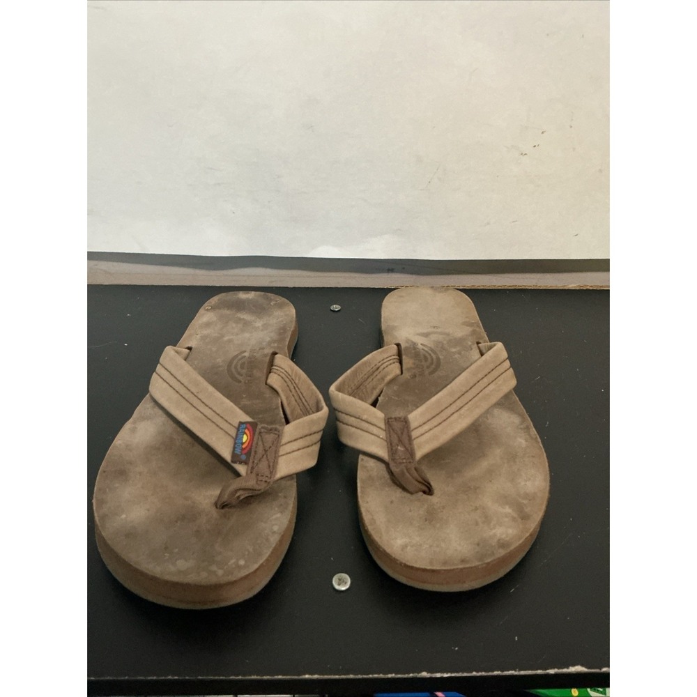 Rainbow Sandals Brown Leather Flip Flops   Size: Small US 5.5 - 6.5 Women's